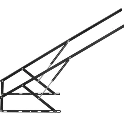 VEVOR Bed Lift, 59x79 in Compatible Bed Size 265 lbs Load Bearing, DIY Wall Bed Mechanical Hardware Kit Vertical Deluxe, Pneumatic Lever Heavy Duty Bed Support, Folding Wall Bed for Guestroom