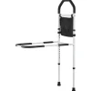 VEVOR Bed Rail for Elderly, Bedside Assist Rails with Supporting Leg and PU Handrail, Adjustable Height Carbon Steel Pipe Bedside Cane, Bed Bars for Seniors & Patients, Fits King, Queen, Full, Twin
