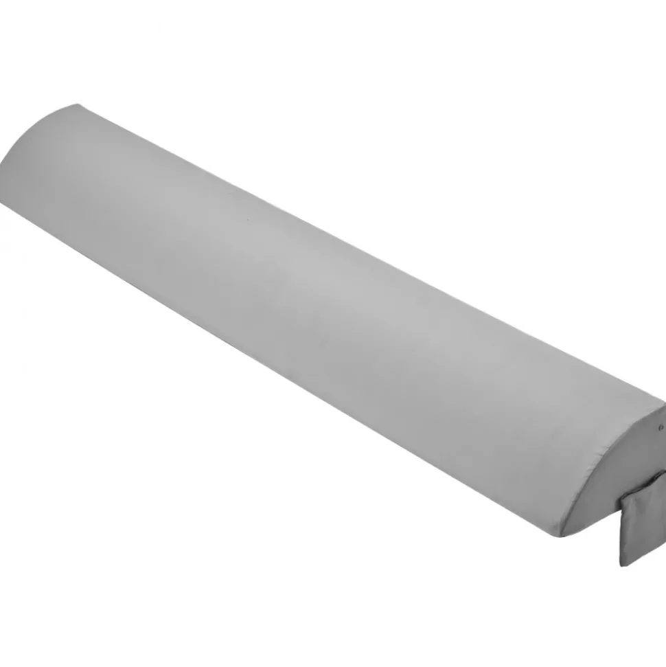 VEVOR Bed Wedge Pillow for Headboard, King Size, 72"x10"x6" Bed Gap Filler, Fill 0-7" Gap Between Headboard and Mattress, 25D Foam Mattress Wedge Headboard Pillow with Side Pocket, for Backrest, Gray