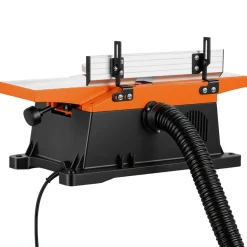 VEVOR Benchtop Jointer, 6 in, 2 HP 12000 RPM Bench Top Wood Jointer, with Straight Cutterhead, 2 HSS Blades, 6 x 23 in Cast Aluminum Table, Up to 1/8 in Depth, Adjustable Fence, for Woodworking DIY