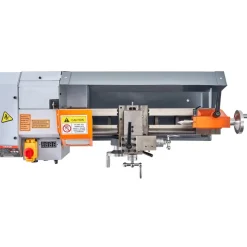VEVOR Benchtop Metal Lathe, 7'' x 13.78'', offers precise metalworking with a 0-2200 RPM variable speed, powered by a 500W brush motor and durable metal gears. Includes a tool box for precise part