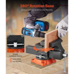 VEVOR Bench Vise, 5.5