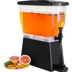 VEVOR Beverage Dispenser, 3 Gallon Drink Dispenser for Parties, Plastic Juice Dispenser with Stand Spigot Lid, Iced Tea Lemonade Juice Water Dispenser, for Restaurants, Hotels, Parties