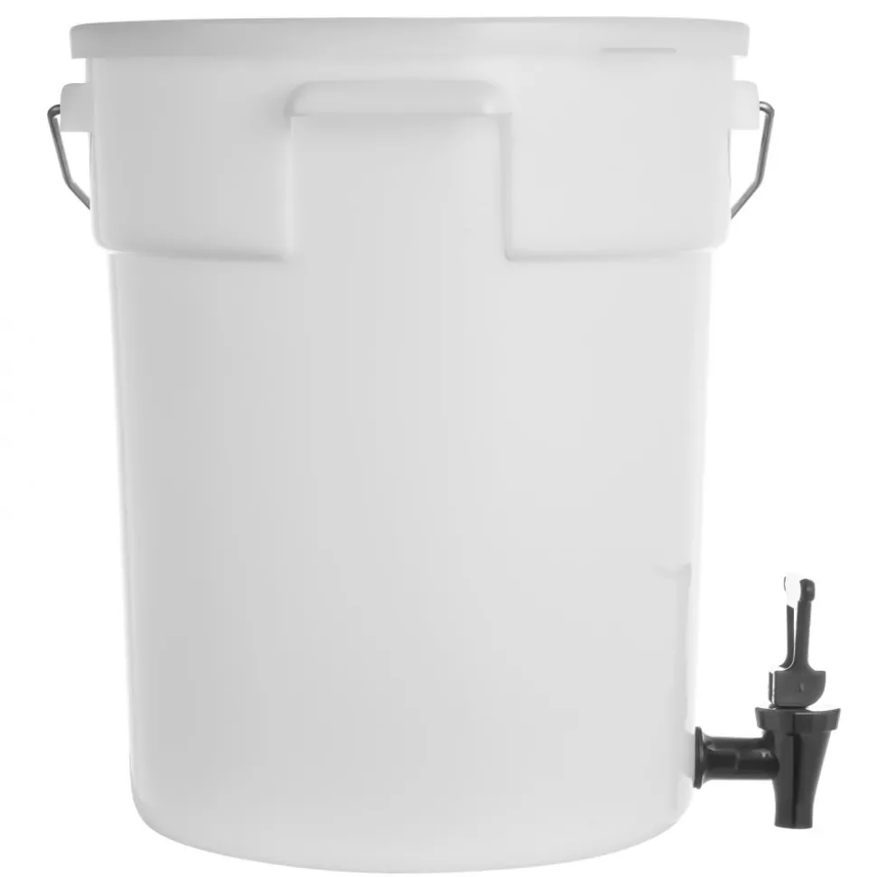 VEVOR Beverage Dispenser, 5 Gallon Drink Dispensers for Parties, Plastic Juice Dispenser with Spigot and Lid, Iced Tea Lemonade Juice Water Dispenser, for Restaurants, Hotels, Parties, 2 Pack