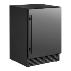 VEVOR Beverage Refrigerator, 24 Inch Under Counter Drink Fridge, Black, Hold 180 Cans, 5.0 Cu. Ft, Built-in / Freestand Cooler, Powerful Quiet Cooling System, 3 Shelves, Home Kitchen & Bar