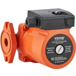 VEVOR 009-BF5-J Hot Water Recirculating Pump, 110V, 180W 10 GPM Hot Water Circulation Pump, 3/4