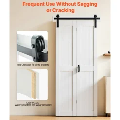 VEVOR Bifold Barn Door, 36
