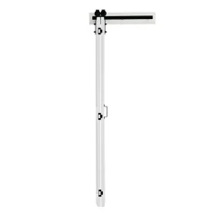 VEVOR Bifold Barn Door, 24" x 84", MDF Bi-Fold Sliding Closet Doors, Hardware Kit Included, H-Frame Space-Saving Design, Need to Assemble, for Bedroom, Living Room, Wardrobe and Room Divider, White