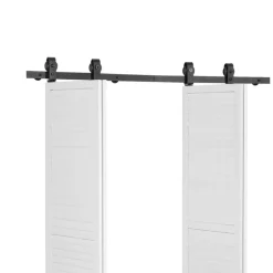 VEVOR Bi-Folding Sliding Barn Door Hardware Track Kit, 60