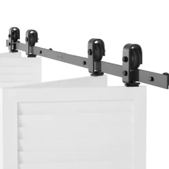 VEVOR Bi-Folding Sliding Barn Door Hardware Track Kit, 60