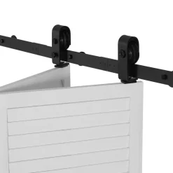 VEVOR Bi-Folding Sliding Barn Door Hardware Track Kit, 36