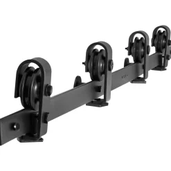 VEVOR Bi-Folding Sliding Barn Door Hardware Track Kit, 52