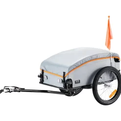 VEVOR Bike Cargo Trailer, 88/100/160 lbs Load Capacity, Heavy-Duty Bicycle Wagon Cart, Foldable Compact Storage with Universal Hitch