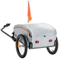 VEVOR Bike Cargo Trailer, 88/100/160 lbs Load Capacity, Heavy-Duty Bicycle Wagon Cart, Foldable Compact Storage with Universal Hitch
