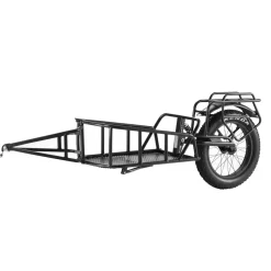 VEVOR Bike Cargo Trailer, 70 lbs Load Capacity, Heavy-Duty Bicycle Wagon Cart, Compact Storage & Quick Release Structure with Universal Hitch, 20