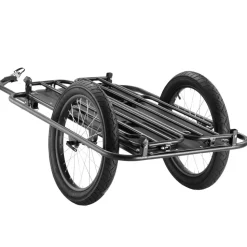 VEVOR Bike Cargo Trailer, 275 lbs Load Capacity, Heavy-Duty Bicycle Wagon Cart, Foldable Compact Storage & Quick Release with Universal Hitch, 20
