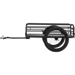 VEVOR Bike Cargo Trailer, 275 lbs Load Capacity, Heavy-Duty Bicycle Wagon Cart, Foldable Compact Storage & Quick Release with Universal Hitch, 20