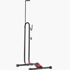 VEVOR Bike Rack, Upright Bike Stand Floor for 16 to 27.5 Inch Mountain & Road Bikes, Vertical & Horizontal Bicycle Stand for Secure Parking and Storage in Garage, Truck Bed, Indoor, Outdoor, Black