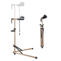 VEVOR Bike Repair Stand, 88 lb Heavy-duty Bicycle Work Stand with 41.3-59.8 in Adjustable Height & Magnetic Tool Tray, Foldable Bicycle Maintenance Rack, Shop Home Mechanics for Mountain & Road Bike