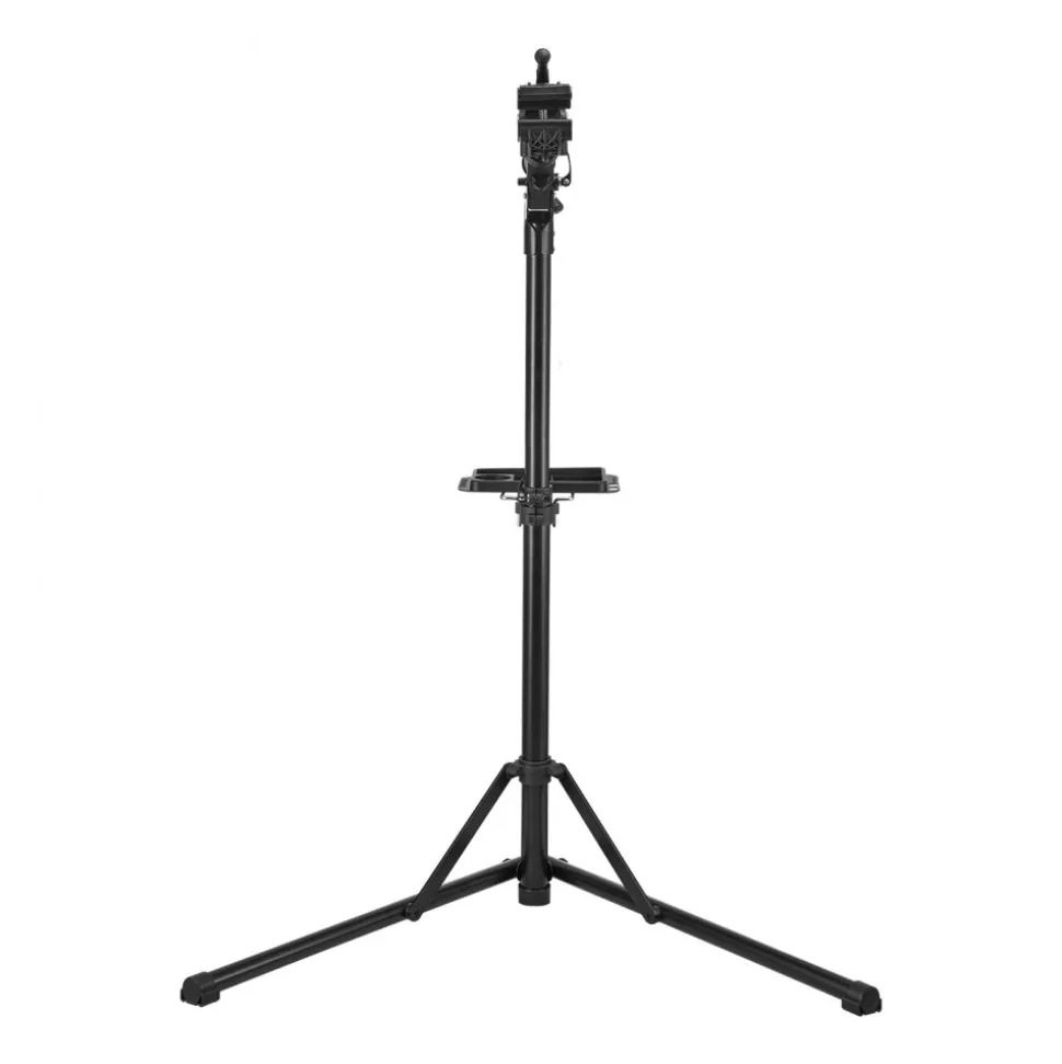 VEVOR Bike Repair Stand, 85 lb Heavy-duty Bicycle Work Stand with 40.7-64.1 in Adjustable Height & Magnetic Tool Tray, Foldable Bicycle Maintenance Rack, Shop Home Mechanics for Mountain & Road Bike
