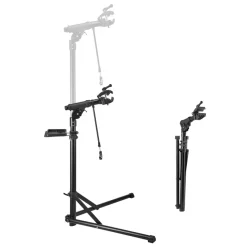VEVOR Bike Repair Stand, 85 lb Heavy-duty Bicycle Work Stand with 40.7-64.1 in Adjustable Height & Magnetic Tool Tray, Foldable Bicycle Maintenance Rack, Shop Home Mechanics for Mountain & Road Bike
