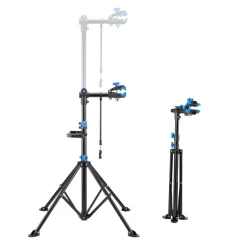 VEVOR Bike Repair Stand, 66 lb Heavy-duty Bicycle Work Stand with 32.8-56.6 in Adjustable Height & Magnetic Tool Tray, Foldable Bicycle Maintenance Rack, Shop Home Mechanics for Mountain & Road Bike