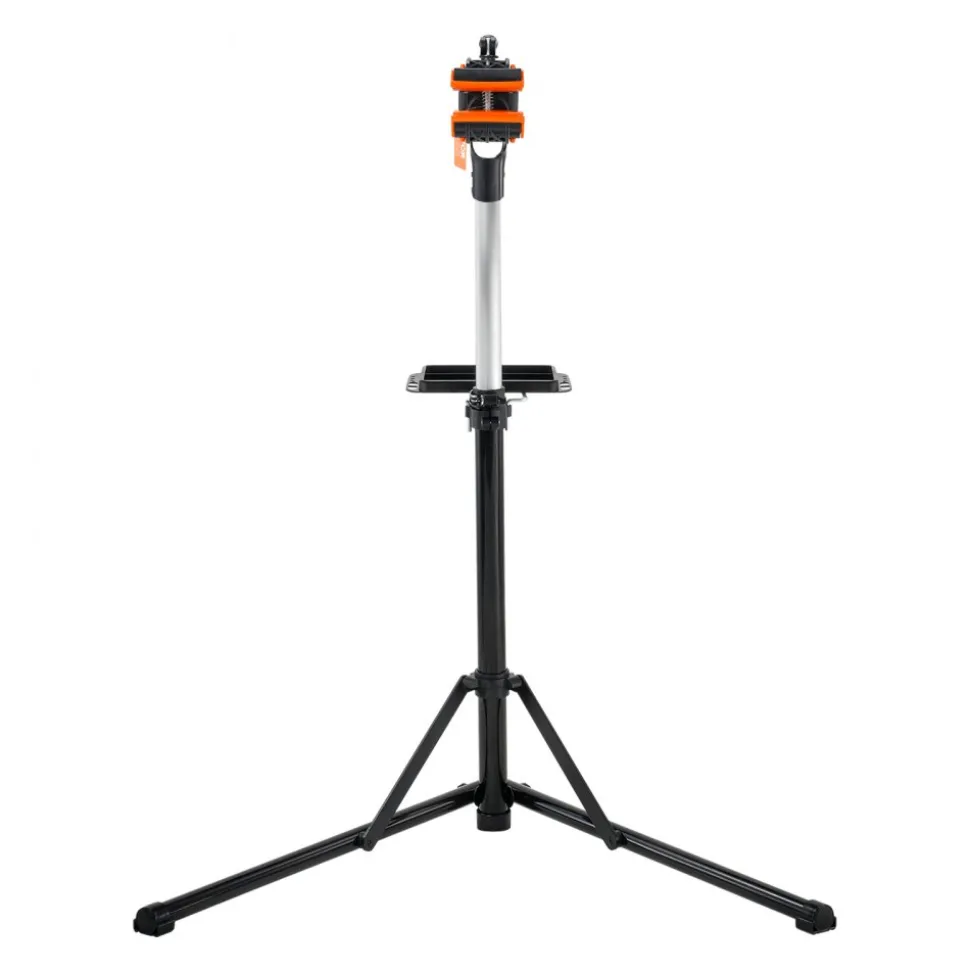 VEVOR Bike Repair Stand, 66 lbs Heavy-duty Aluminum Bicycle Repair Stand, Adjustable Height Bike Maintenance Workstand with Magnetic Tool Tray Telescopic Arm, Foldable Bike Work Stand for Home, Shops