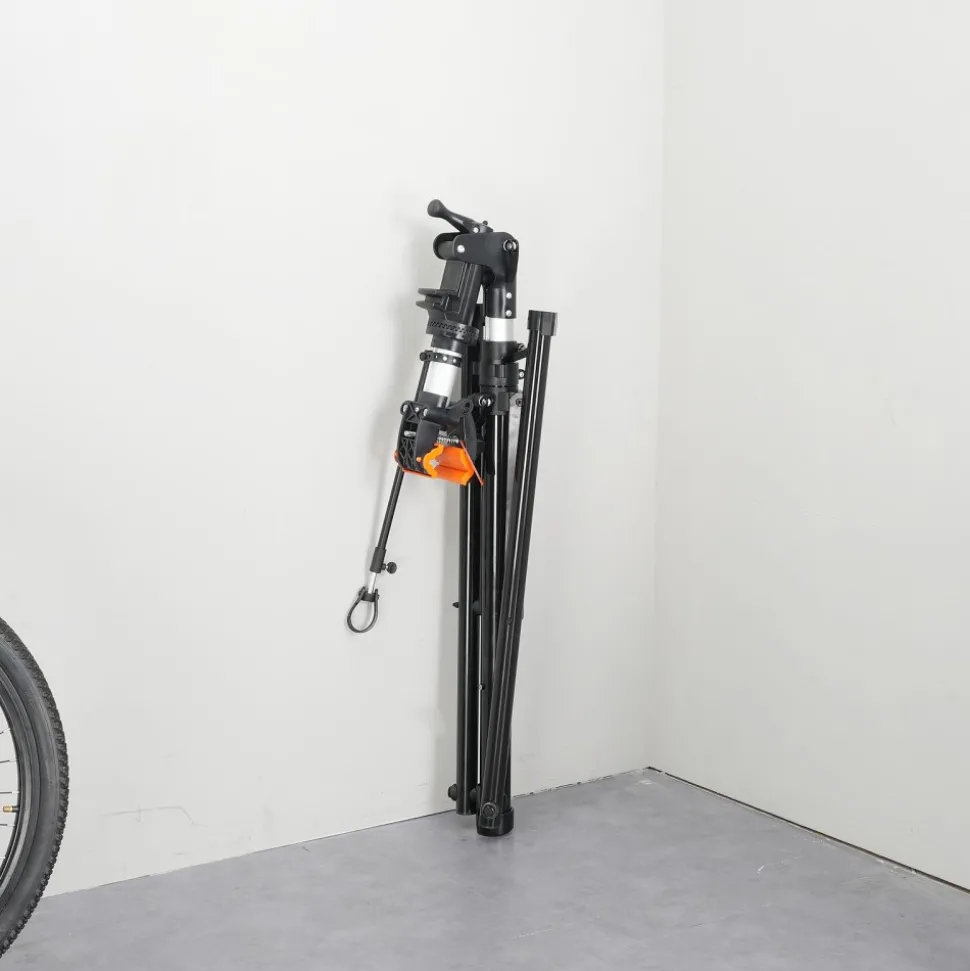 VEVOR Bike Repair Stand, 66 lbs Heavy-duty Aluminum Bicycle Repair Stand, Adjustable Height Bike Maintenance Workstand with Magnetic Tool Tray Telescopic Arm, Foldable Bike Work Stand for Home, Shops