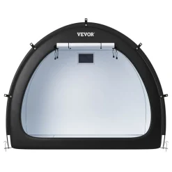 VEVOR Bike Storage Tent, 3 to 4 Bikes, Outdoor Spacious Bike Storage Tent with Ventilated Window, Waterproof Easy-to-Install Bike Tent with High Strength Fiberglass & Dual Zippers, Fit for Bicycle