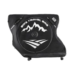 VEVOR Bike Travel Bag, Road Bike Bag Road Bicycle Storage Carry with TSA Lock & Dual Zipper, Black Bicycle Case Wheelbase 37-42 in for Air Travel, Outdoor Use, Airplane, Car, Train, Subway Transport
