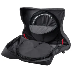 VEVOR Bike Travel Bag, Road Bike Bag Road Bicycle Storage Carry with TSA Lock & Dual Zipper, Black Bicycle Case Wheelbase 37-42 in for Air Travel, Outdoor Use, Airplane, Car, Train, Subway Transport