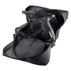 VEVOR Bike Travel Bag, Road Bike Bag Road Bicycle Storage Carry with TSA Lock & Dual Zipper, Black Bicycle Case Wheelbase 37-42 in for Air Travel, Outdoor Use, Airplane, Car, Train, Subway Transport