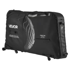 VEVOR Bike Travel Bag, Transport Universal Bicycle Storage Case Bag with TSA Lock, Support Plates, Protection and Fork Mount Stabilisation, Bicycle Case Max. Wheelbase 51 in for Airplane, Outdoor Use