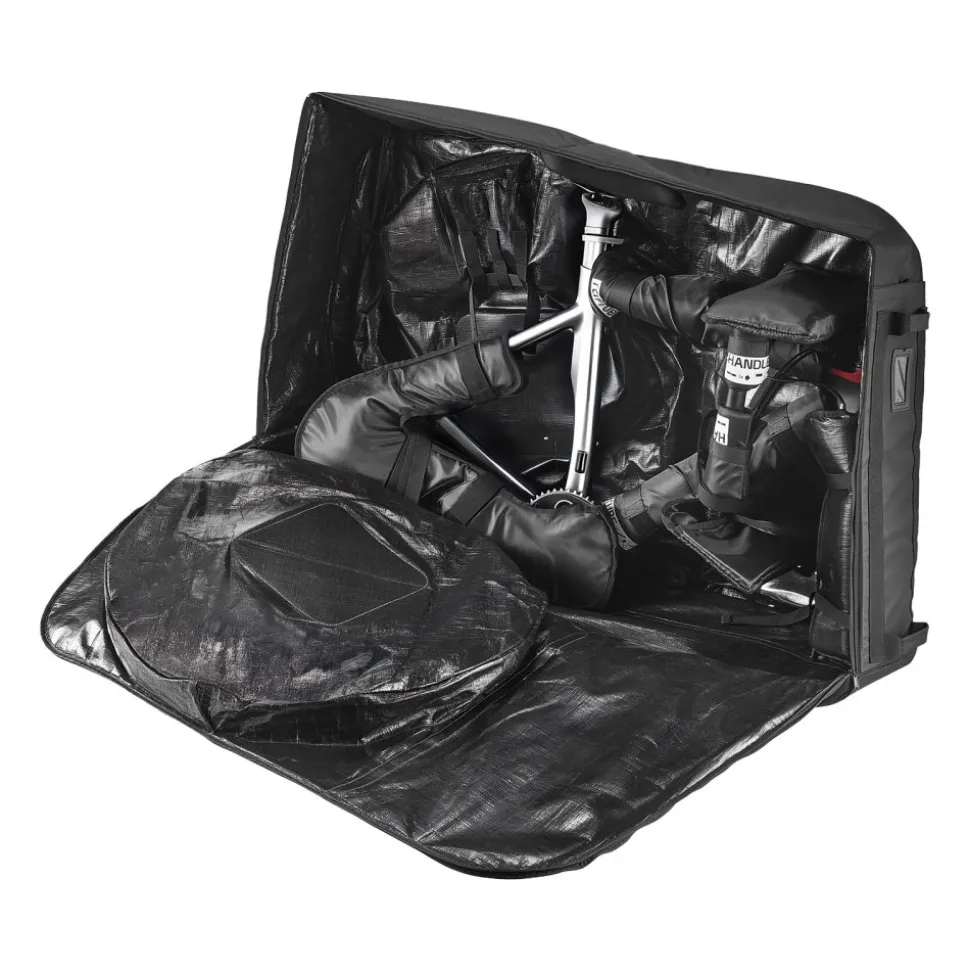 VEVOR Bike Travel Bag, Transport Universal Bicycle Storage Case Bag with TSA Lock, Support Plates, Protection and Fork Mount Stabilisation, Bicycle Case Max. Wheelbase 51 in for Airplane, Outdoor Use