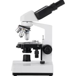 VEVOR Binocular Microscope, 40-5000X Magnification, Professional Compound Microscope for Adult with Dual Stage and Two Sets of Eyepieces, Aluminum Alloy Body, Includes LED Light and Phone Holder