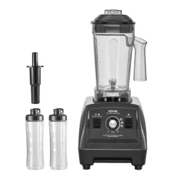 VEVOR Blender for Smoothies, 61 oz 1400W, Professional Blender with Powerful Motor, Multi-Functional Food Processing Blender with 2 Cups for Smoothie/Milkshake/Juice, Fits for Kitchen