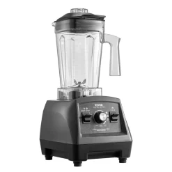VEVOR Blender for Smoothies, 61 oz 1400W, Professional Blender with Powerful Motor, Multi-Functional Food Processing Blender with 2 Cups for Smoothie/Milkshake/Juice, Fits for Kitchen