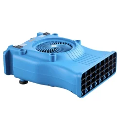 VEVOR Blower Fan, Low Profile Air Mover Carpet Dryer, 1000 CFM, 2 Speeds, Multi-Angle Airflow, Lightweight Portable for Crawlspaces, Attics, Basements, Bathrooms, Water Damage Restoration, Blue