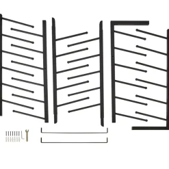 VEVOR Blueprint Storage Rack, Hanging Poster Display Rack 16-Tier, Vertical Blueprint Roll File Holder 2 Rolls/tire, Roll File Storage Rack for Blueprint Map Poster
