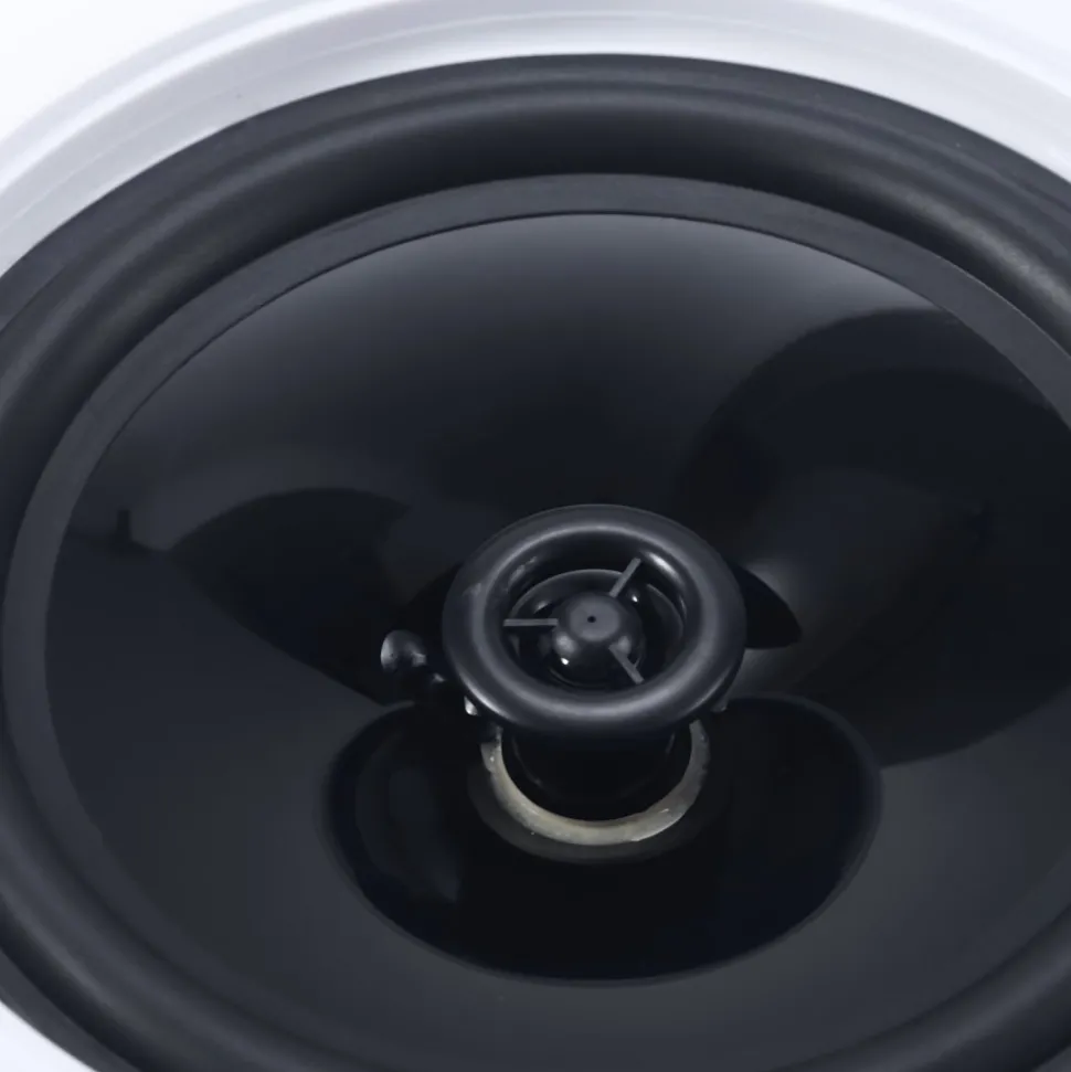 VEVOR Bluetooth Ceiling Speakers, 6.5", In Ceiling & In-Wall Speaker System with Amplifier, 2-Way, for Damp and Humid Placement, Home Theater, Covered Outdoor Patio and Flush Mount Wired, 4 Speakers