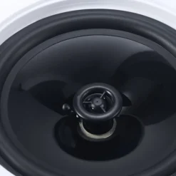 VEVOR Bluetooth Ceiling Speakers, 8", In Ceiling & In-Wall Speaker System with Amplifier, 2-Way Flush Mount Speakers, for Damp Humid Placement, Home Theater, Living Room, or Covered Patio, 1 Pair