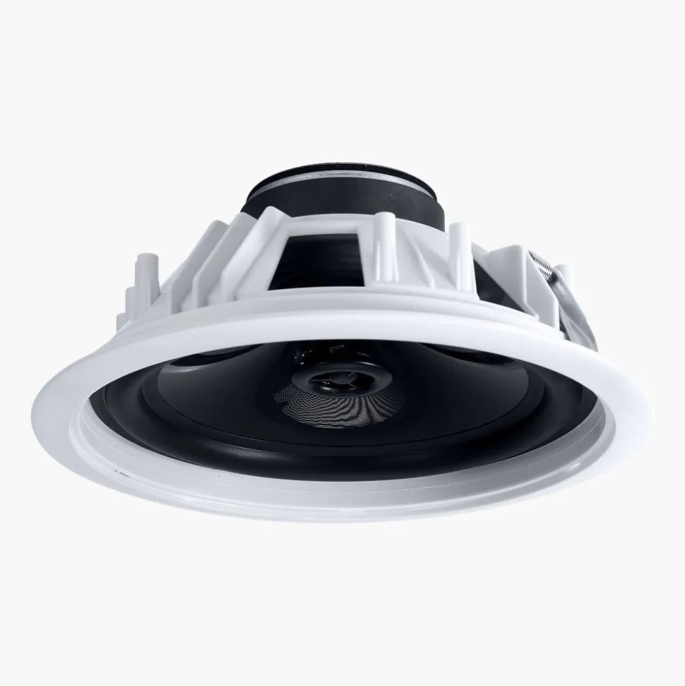 VEVOR Bluetooth Ceiling Speakers, 8", In Ceiling & In-Wall Speaker System with Amplifier, 2-Way Flush Mount Speakers, for Damp Humid Placement, Home Theater, Living Room, or Covered Patio, 1 Pair