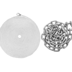 VEVOR Boat Anchor Kit 13 lb Fluke Style Anchor, Hot Dipped Galvanized Steel Fluke Anchor, Marine Anchor with Anchor, Shackles, Chain, Rope for Boat Mooring on The Beach, Boats from 20'-32'