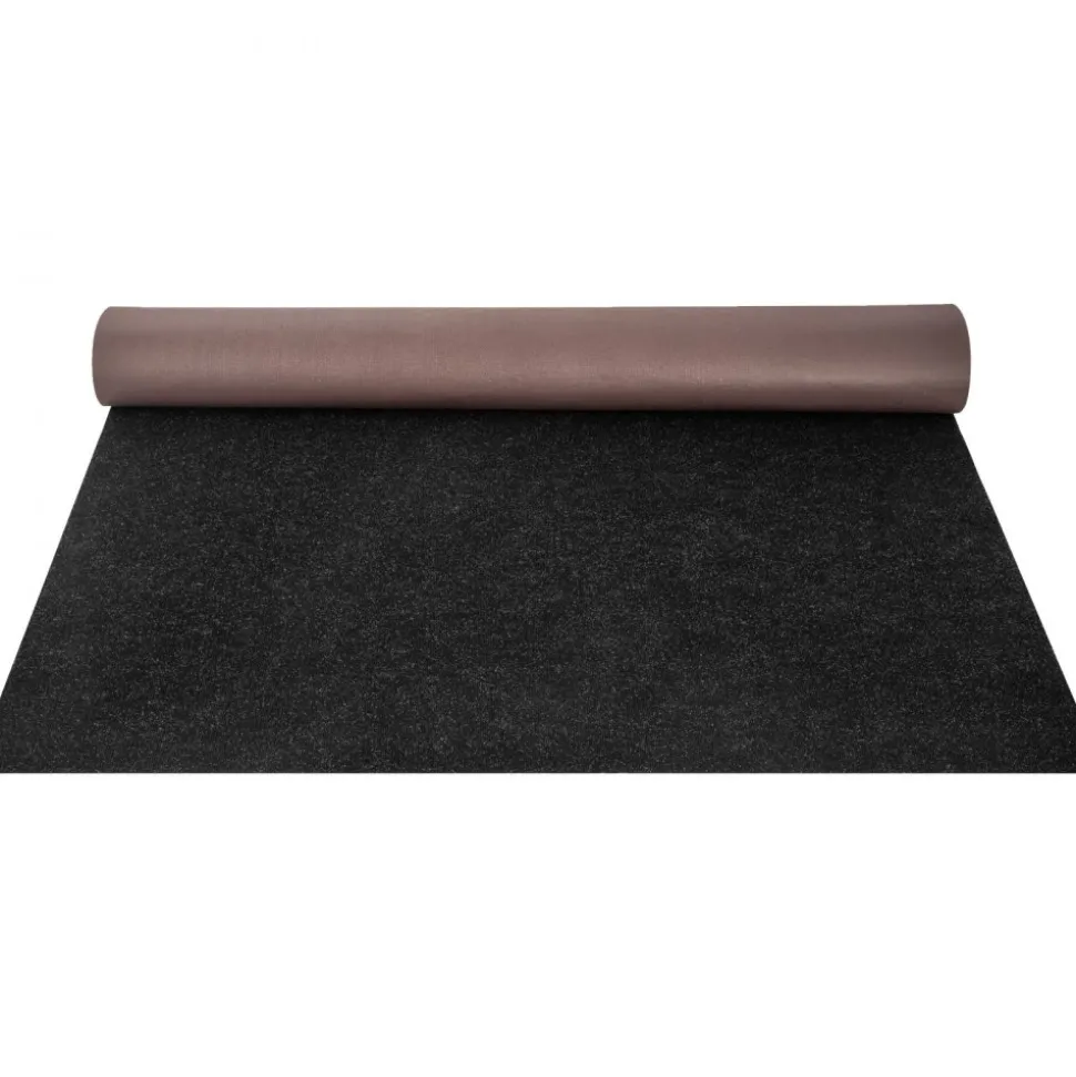 VEVOR Boat Carpet, 6 ft x 18 ft Marine Carpet for Boats, Waterproof Black Indoor Outdoor Carpet with Marine Backing Anti-Slide Marine Grade Boat Carpet Cuttable Easy to Clean Patio Rugs Deck Rug