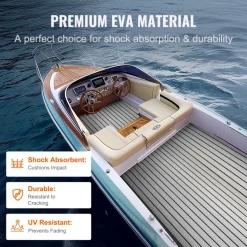 VEVOR Boat Flooring, EVA Foam Boat Decking 94.5