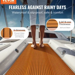VEVOR Boat Flooring, EVA Foam Boat Decking 94.5