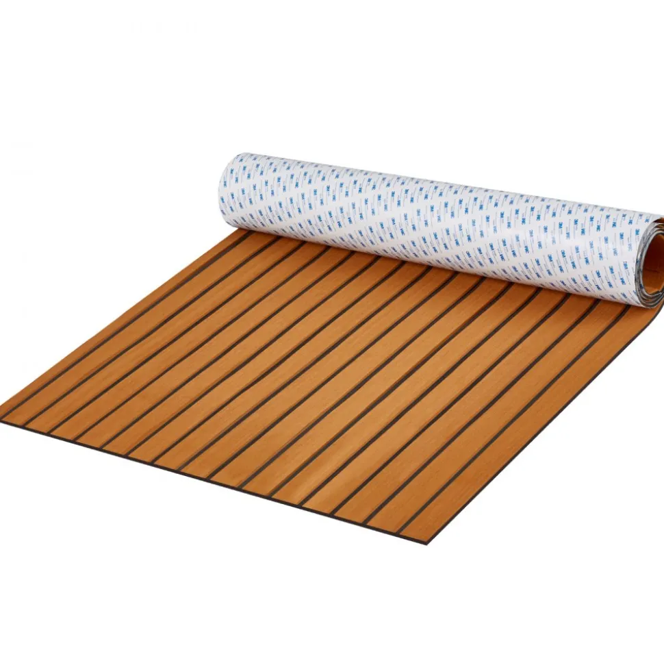 VEVOR Boat Flooring, EVA Foam Boat Decking 94.5" x 46", Non-Slip Self-Adhesive Flooring, 29.9 sq.ft Marine Carpet for Boats, Yacht, Pontoon, Kayak Decking
