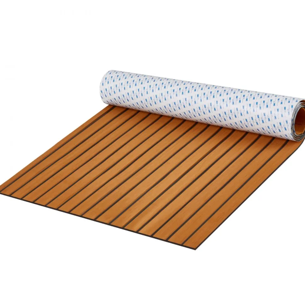 VEVOR Boat Flooring, EVA Foam Boat Decking 94.5" x 35.4", Non-Slip Self-Adhesive Flooring, 23.2 sq.ft Marine Carpet for Boats, Yacht, Pontoon, Kayak Decking