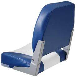 VEVOR Boat Seat Low Back Fold-Down Fishing Boat Chair with Sponge Padding 2 Pack