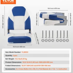 VEVOR Boat Seats, 21.85